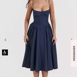 SAMARIA
FRENCH NAVY CORSET SUNDRESS